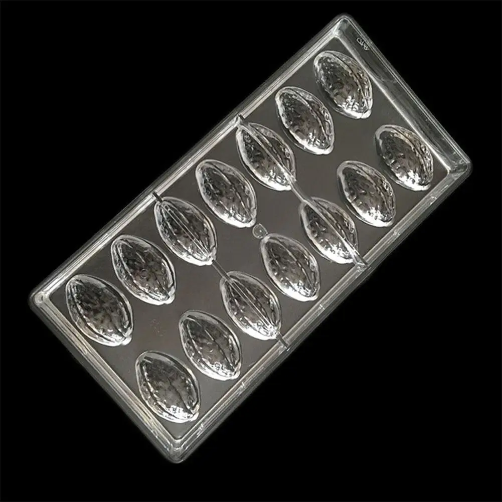 Adeeing 14 Cavity 3D Cocoa Fruit Shape Plastic Chocolate Mold DIY