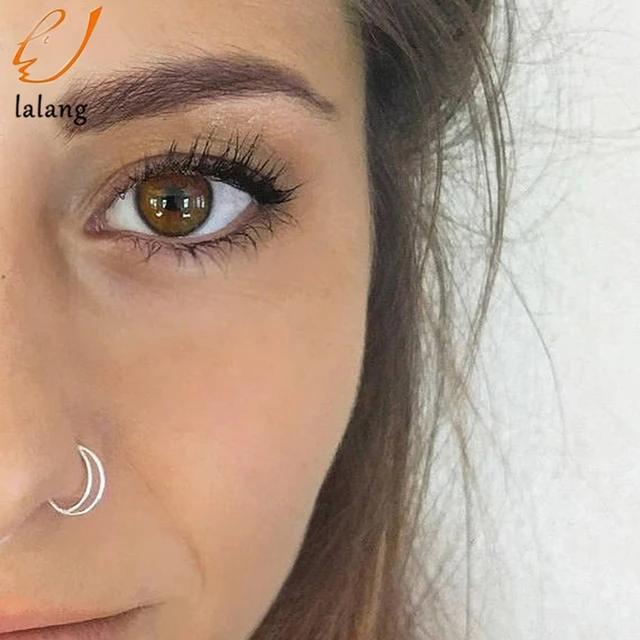 Piercing Nariz Folheado a Ouro 18k Septo Indiano - Elshadai Jóias