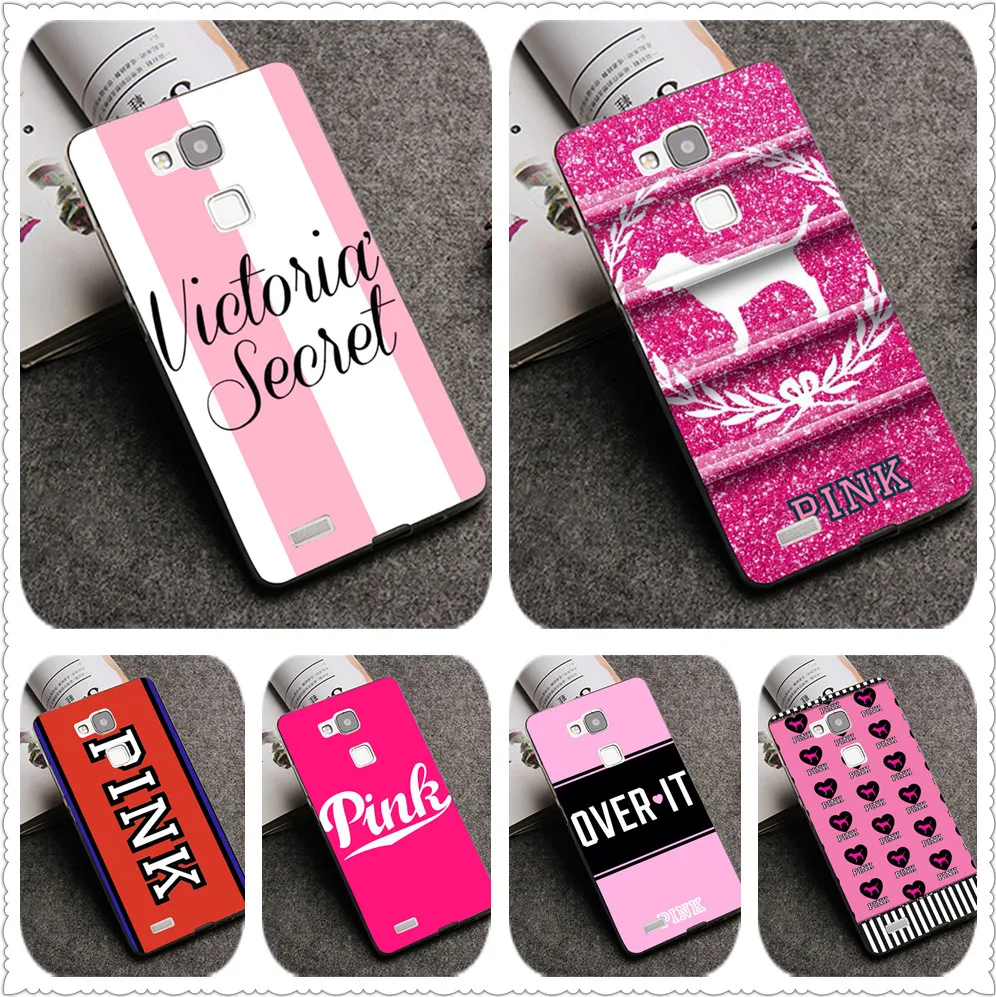 PINK VS Brand NEW Victoria TPU Patterned Case For Huawei P20 Mate 10 P10 Lite P20 Pro P8 P9 Lite 2017  Cover