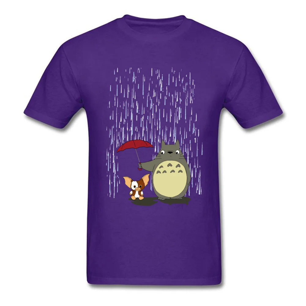 Personalized Dont get it wet Round Neck T Shirts Thanksgiving Day Tops & Tees for Men Retro 100% Cotton Fabric Top T-shirts Dont get it wet purple