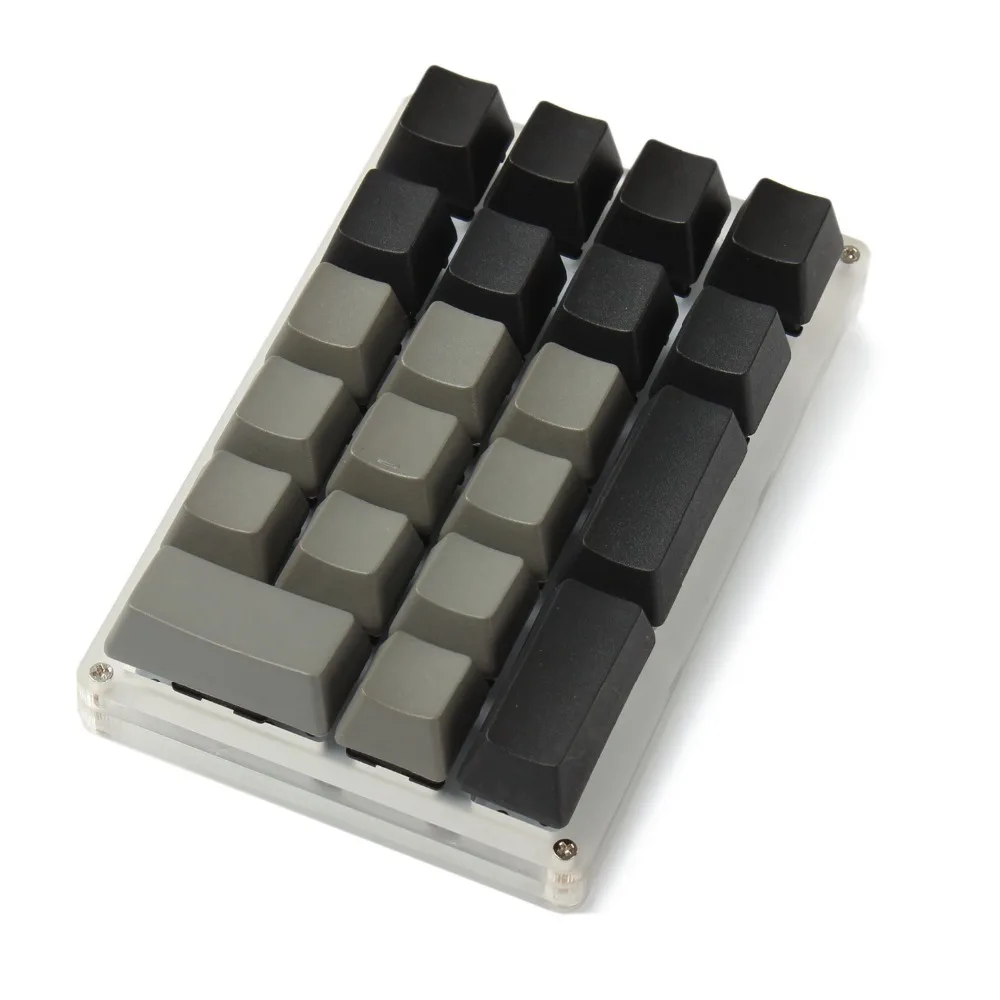 YMDK пустой боковой печатью топ-печатный 21 ключ Numpad толстый PBT OEM профиль Keycap для MX переключатели Numpad(только KEYCAP