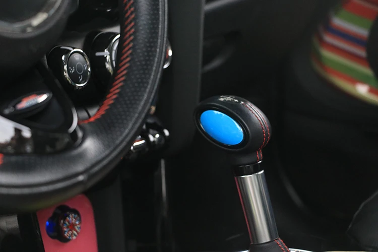 Mini Cooper Dekoration Mode Stil Innenraume Bunte Typ Shift Schaltknauf Abdeckung 2 Teile Satz Mini Cooper Decoration Mini Coopermini Interior Aliexpress