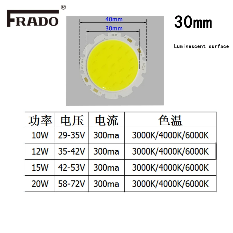 Новый Smuxi 3W5W7W20WSMD LEDCOB чип диоды высокой мощности шарик свет лампы для светодиодные