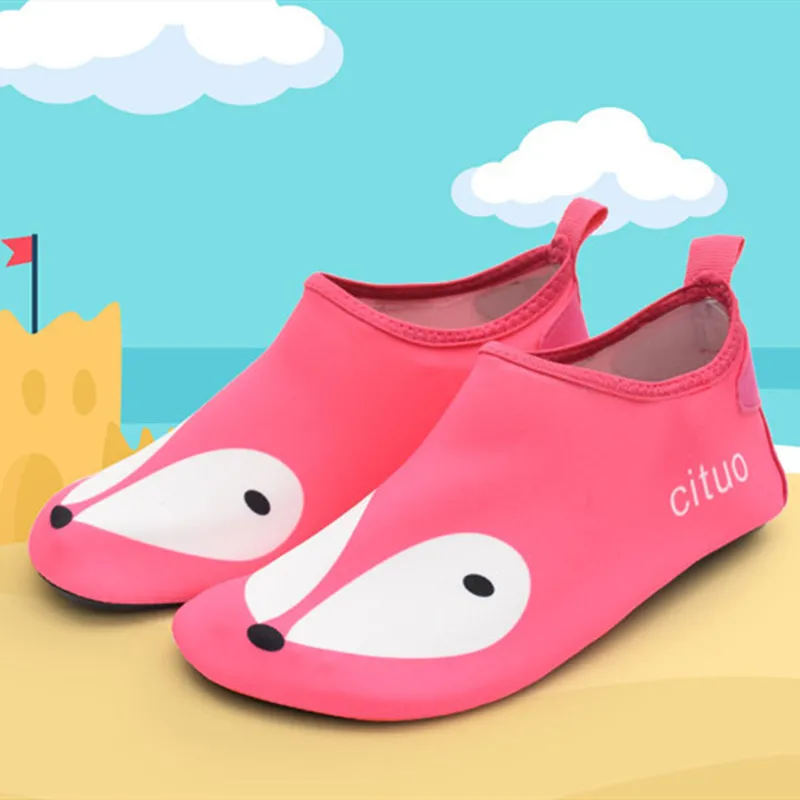 

11-23cm Foot Kids Beach Swimming Diving Socks Baby Soft Sole Indoor Skin Shoes Aqua Children Sports Seaside Upstream Sneakers