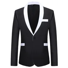 Мужской повседневный однокнопочный высококачественный костюм простые однотонные модные свадебные блейзеры Прямая поставка Горячая Распродажа Брендовое верхнее пальто