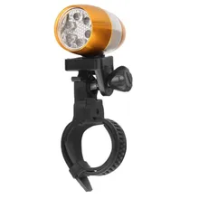 2PCS Waterproof Bright 6 LED Bicycle Bike Front White Head Light Aluminium Alloy Mini Safety Cycling