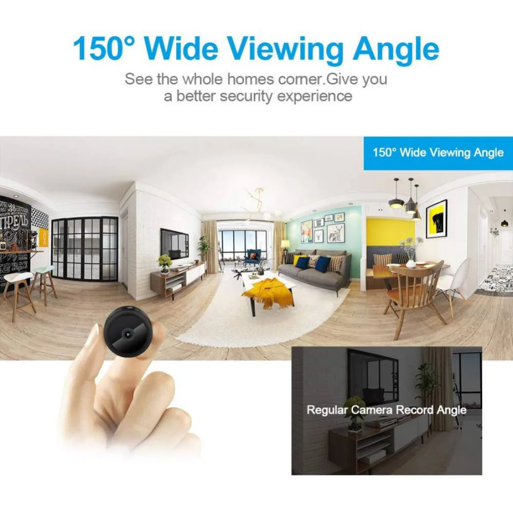 

New A9 Full HD 1080P Wireless Mini Wifi Camera Infrared Night Vision Micro IP P2P Mini Camera Motion Detection DV DVR Camera