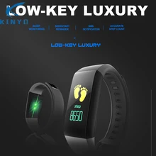 Сдержанной роскоши умный Браслет мониторинга сердечного ритма умный браслет дистанционного управления камерой USB зарядка для IOS телефонах Android