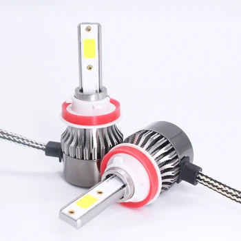 

H4 H7 H11 9005 9006 Car Led Headlight Bulbs Hi lo Beam 12v 24v COB Chip 72W 8000LM 6500K Led Auto Headlamp Fog Light Bulb