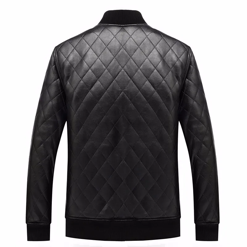 Хороший поп мужские теплые кожаные куртки мотоциклетная куртка ветровка пальто мода