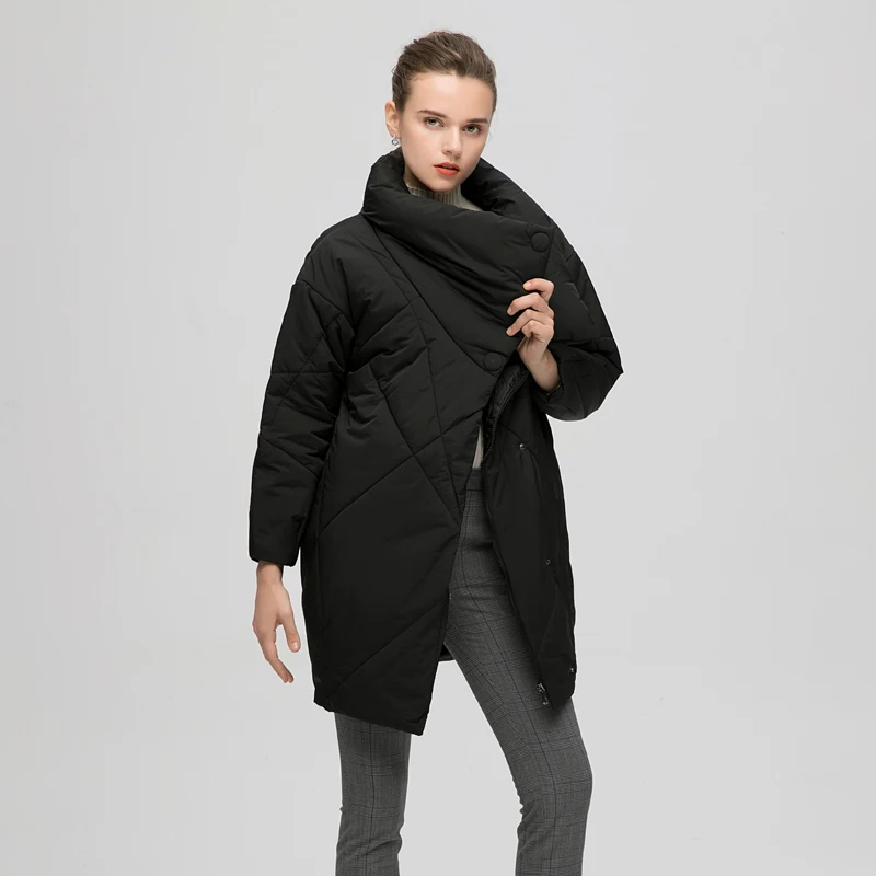Bagomoto женская зимняя куртка теплая парка бренд модное зимнее пальто для женщин Женская куртка на меху размера плюс верхняя одежда