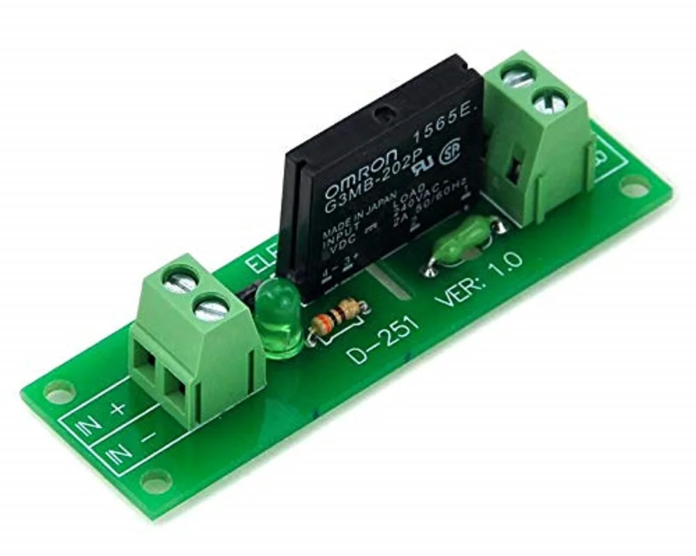 Электроника салон DC24V 1 канал DC AC 2Amp G3MB 202P твердотельные реле Модуль