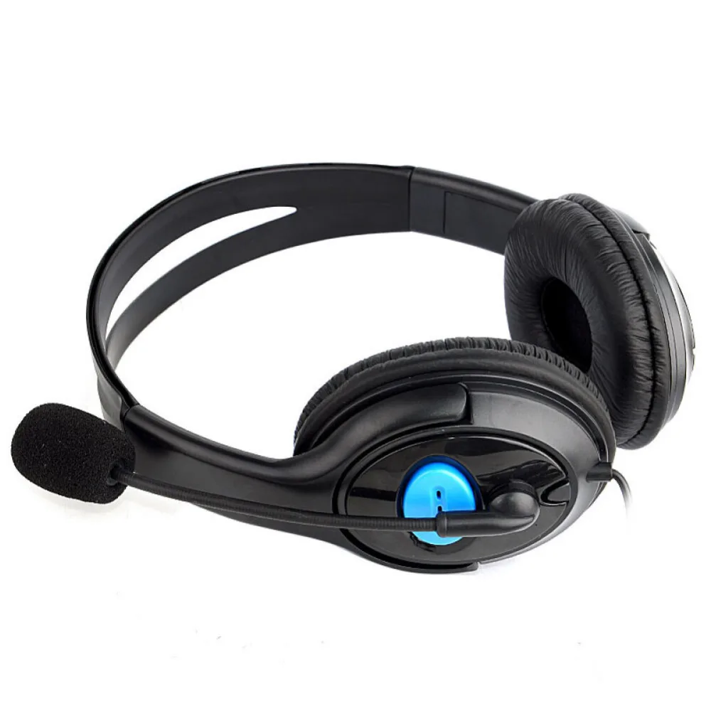 Gaming Headset Headphone For Playstation 4 Video Game Earphone With Microphone 3 5mm Jack Stereo For Sony PS4 Controller Headset