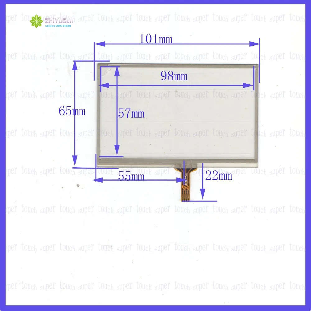 ZhiYuSun NEW BC302A 4.3 inch 4 lins Touch Screen For GPS CAR 101mm*65mm  for GPS car DVD Touch sensor glass welding type