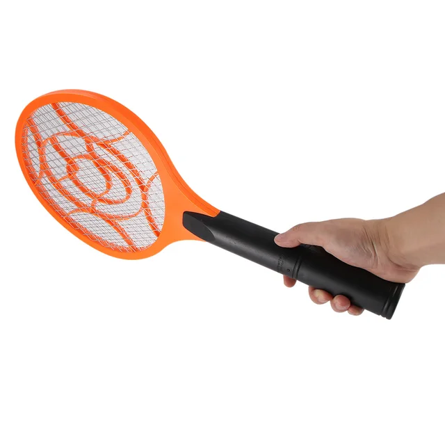 3 Layers Net Dry Cell Hand Racket Electric Swatter Home Garden Pest Control Insect Bug Bat Wasp Zapper Fly Mosquito Killer