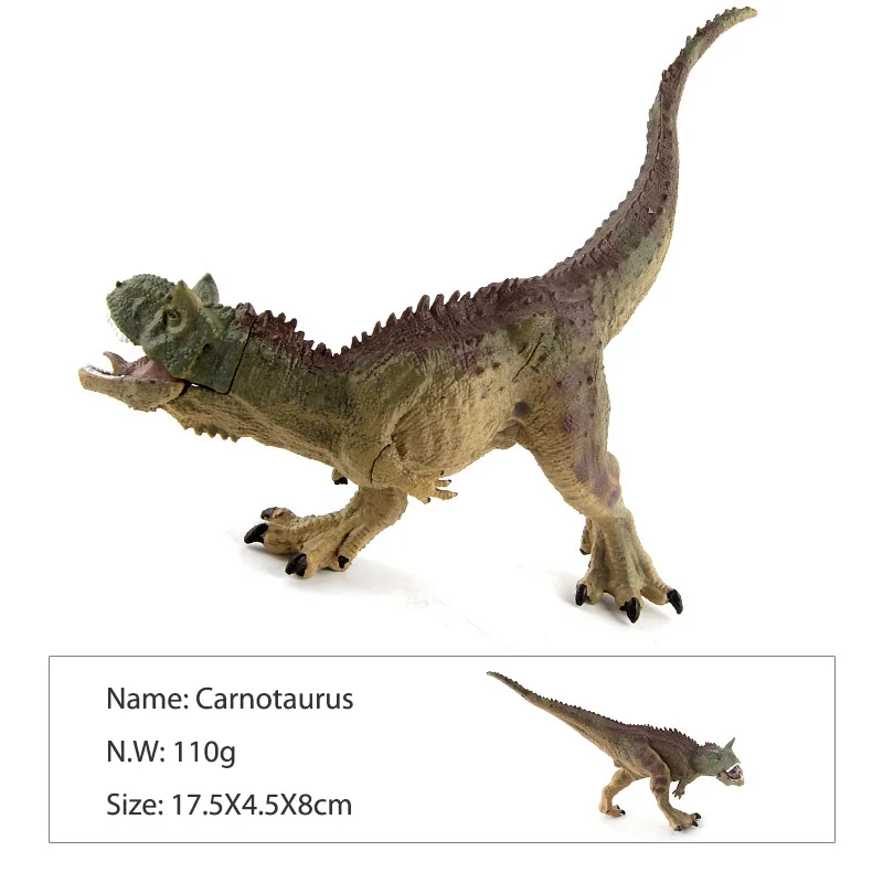 Jurassic World Park Dinosaur Toys Model Carnotaurus Dilophosaurus Velociraptor PVC Action Figure Mandible Movable Dinosaurs Gift (11)