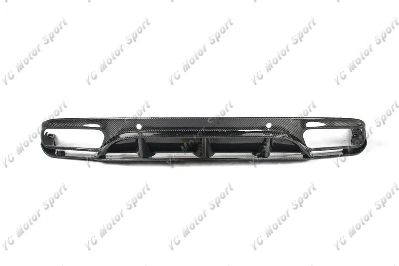 2016-2018 Mercedes Benz C205 C63 Coupe OEM Style Rear Diffuser with Edition 1 Style Underboard CF (1)