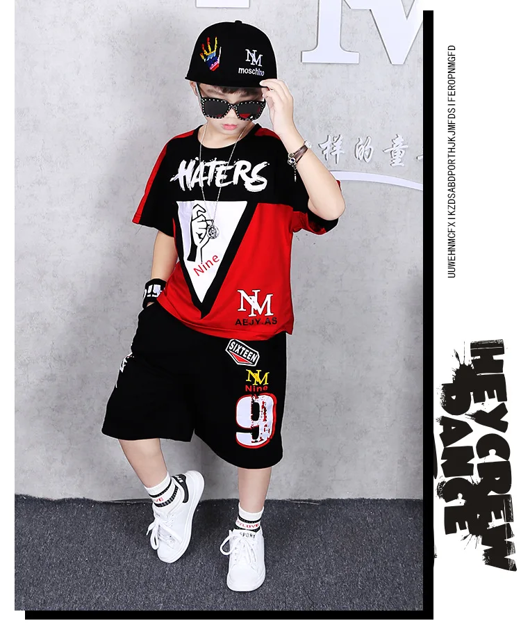 Roupas de Esportes Conjunto de Duas Vestuário das Crianças Anos de Idade Roupas da Criança Crianças Terno Menino Verão Peças Costura 4 6 8 10 12 14 16 Mod. 261737 7 High Quality Mamãe e Bebê
