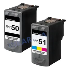 1 Компл. Картриджи PG 50 CL 51 PG50 CL51 Для Canon Pixma iP2200 iP6220D iP6210D MP150 MP160 MP170 MP180 MP450 MP460 MX300 MX310
