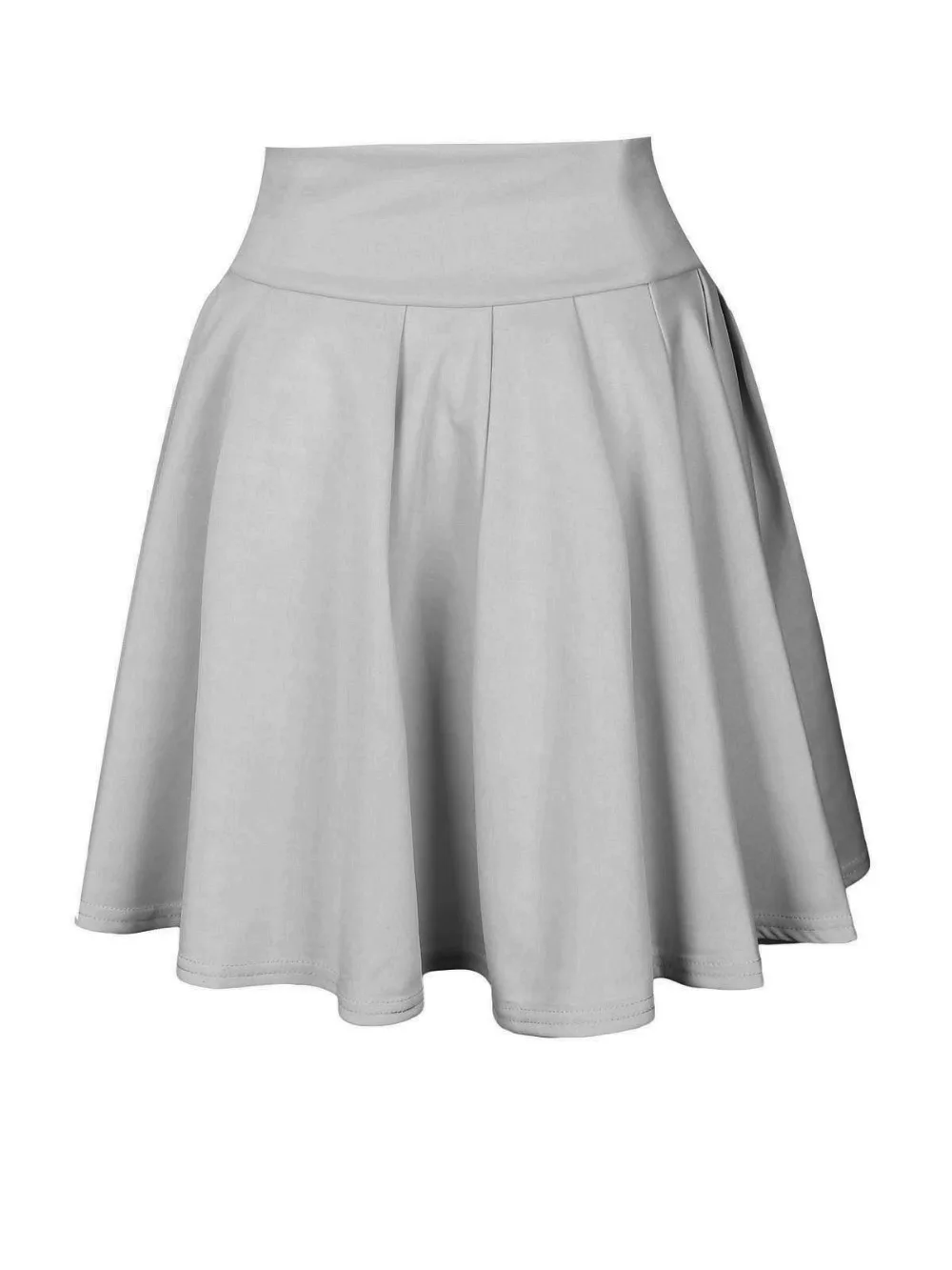 Однотонные плиссированные мини-юбки трапециевидной формы с высокой талией, повседневные Пышные юбки разных цветов, женские модные