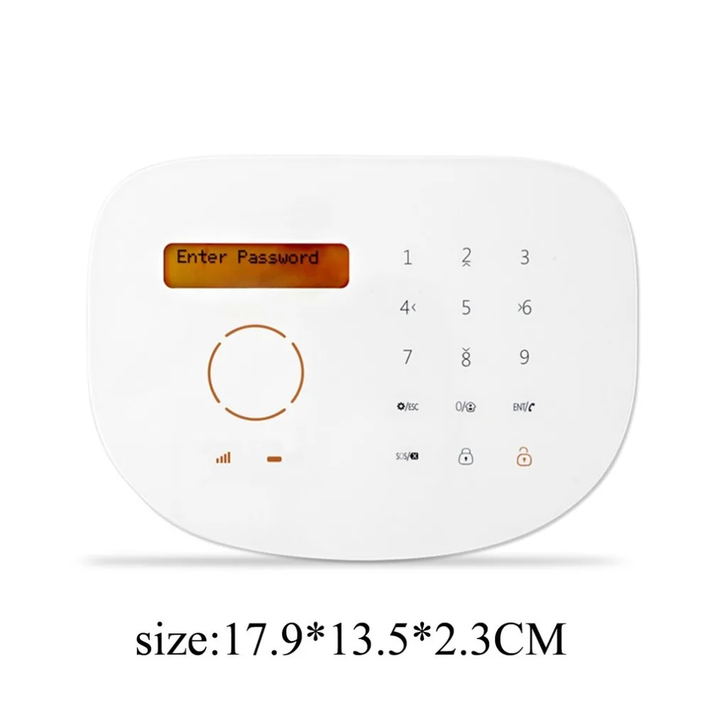 433/868 МГц Touchpad беспроводной GSM сигнализация системы приложение управление дома сигнализация от грабителей поддержка ip-камеры Android/IOS App