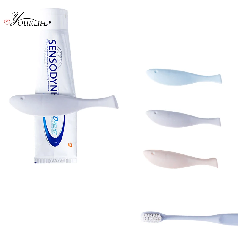 OYOURLIFE 2pcs/set Creative Multifunction Squeezer Toothpaste Squeezers Home Bathroom Tube Cartoon Toothpaste Dispenser