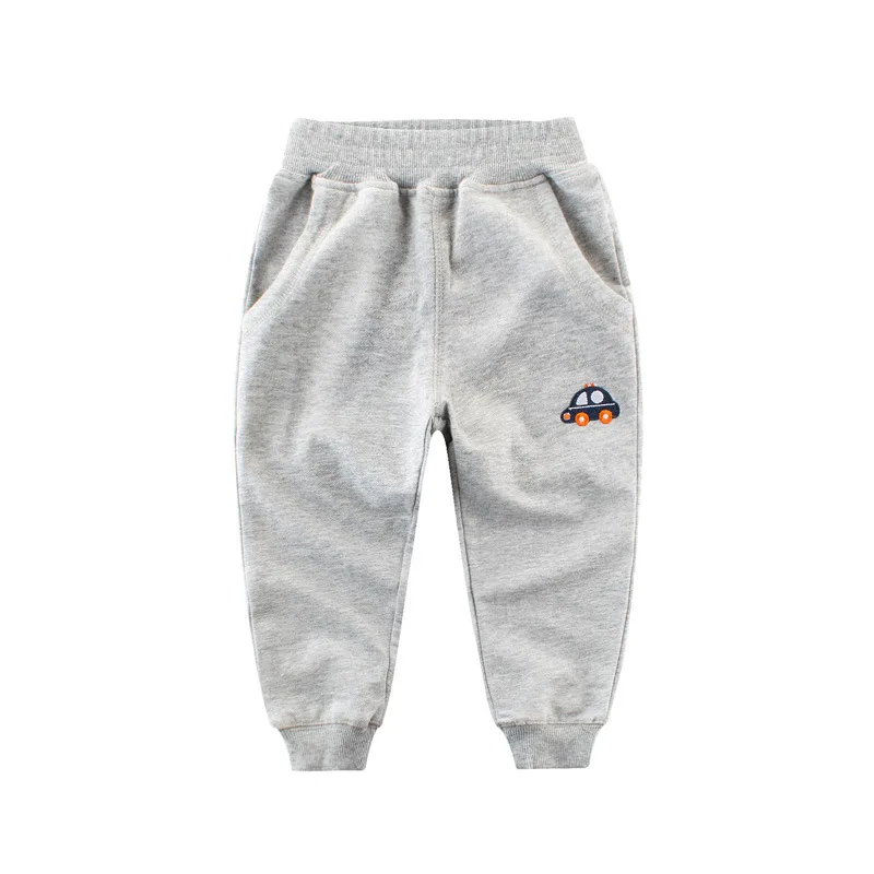 

Sport Pants For Boys 2019 New 4 Color Long Pants Cartoon Cute Trousers 2-8y Boy Trousers Spring Cotton Fashion Long Pants