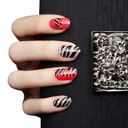 12 шт./компл. Новая мода 3D Nail Art Кристалл DIY наклейки Советы Наклейка украшения 12 видов