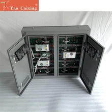 Экономичный P4 SMD Полноцветный наружный рекламный светодиодный экран с высоким разрешением, 6500cd, водонепроницаемый шкаф