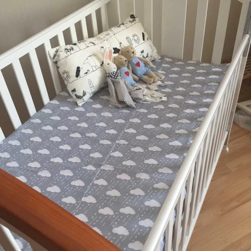 cloud bed sheet