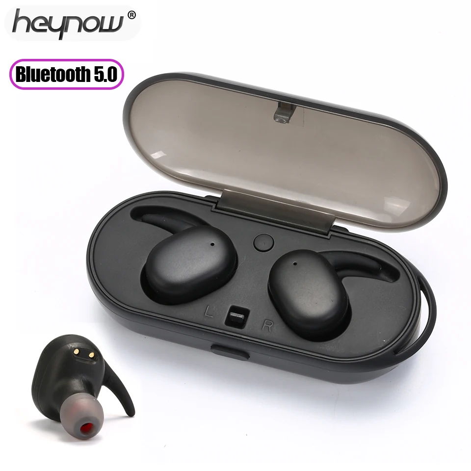 

HEYNOW Touch Two mini Earbuds Bluetooth5.0 Twins Wireless Bluetooth Earphone Waterproof Headset in-ear Sport Earphones Micphone