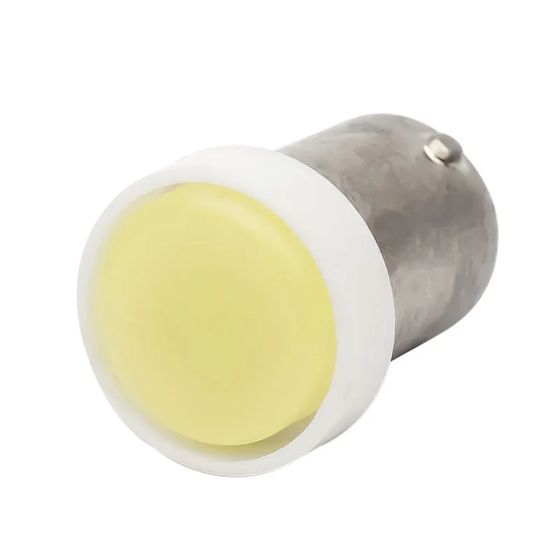 

4PCS BA9S T4W Ceramic COB Pure White LED Car License Plate Light Door Lamp Blanc plafonnier plaques veilleuses Interior light