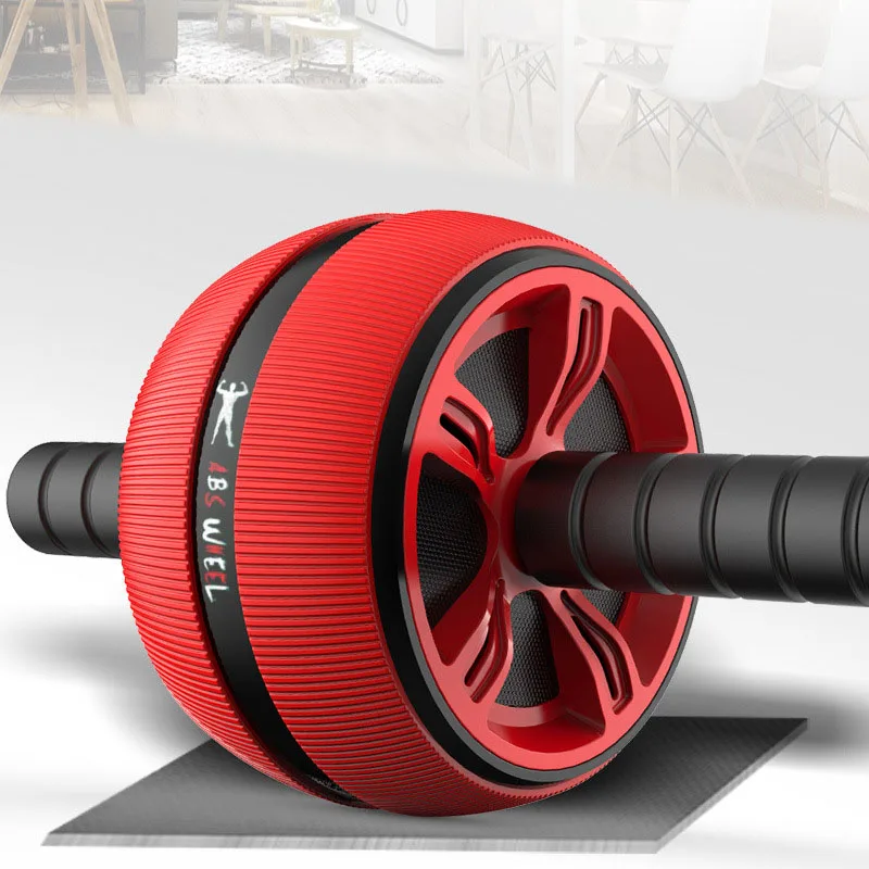 

Abdominal Wheel Roller Core Training Roller Abdominal Workout Equipment Men Body Building Exercise Fitness Gym with Knee Pad