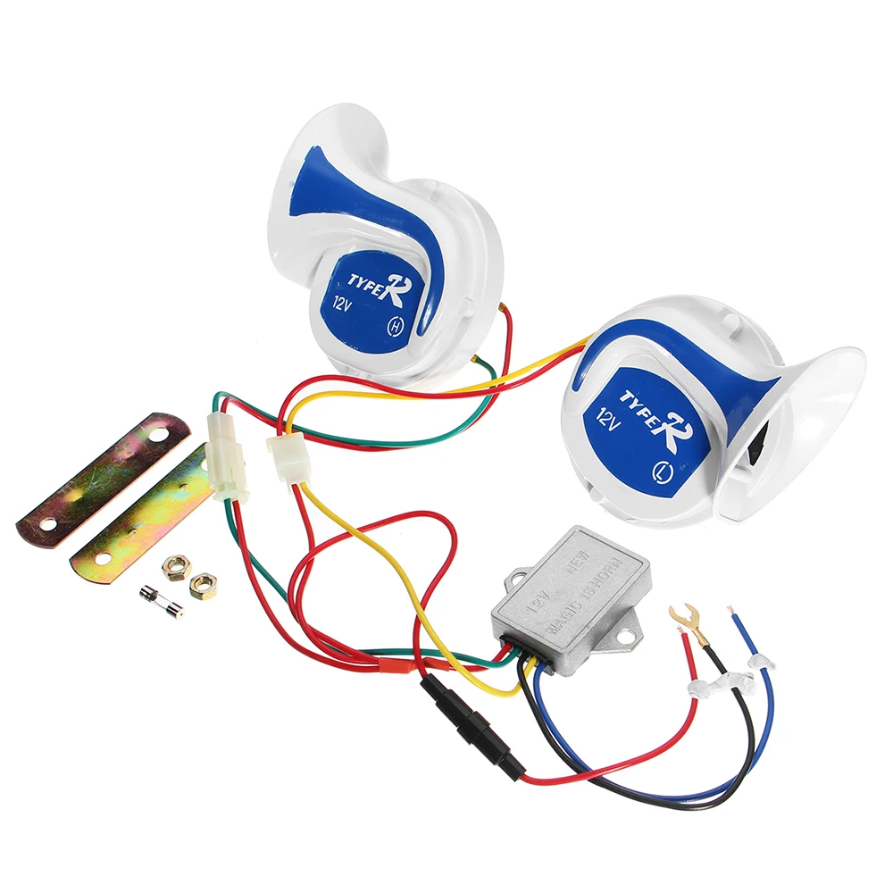 

12V Loud 18 Sounds 118DB Electric Digital Air Horn Siren Speaker for Auto Car Boat Megaphone Alarm Loud Speaker Siren