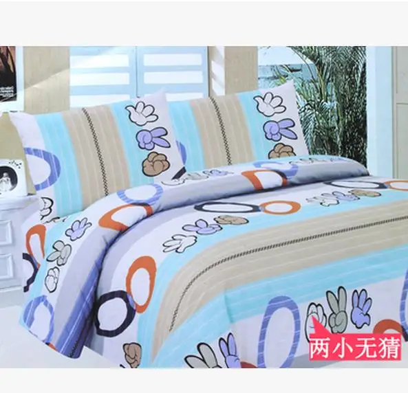 

Free shipping 3pcs Single, single double sheets 150 x230cm college students dormitory girls fall winter pillowcase