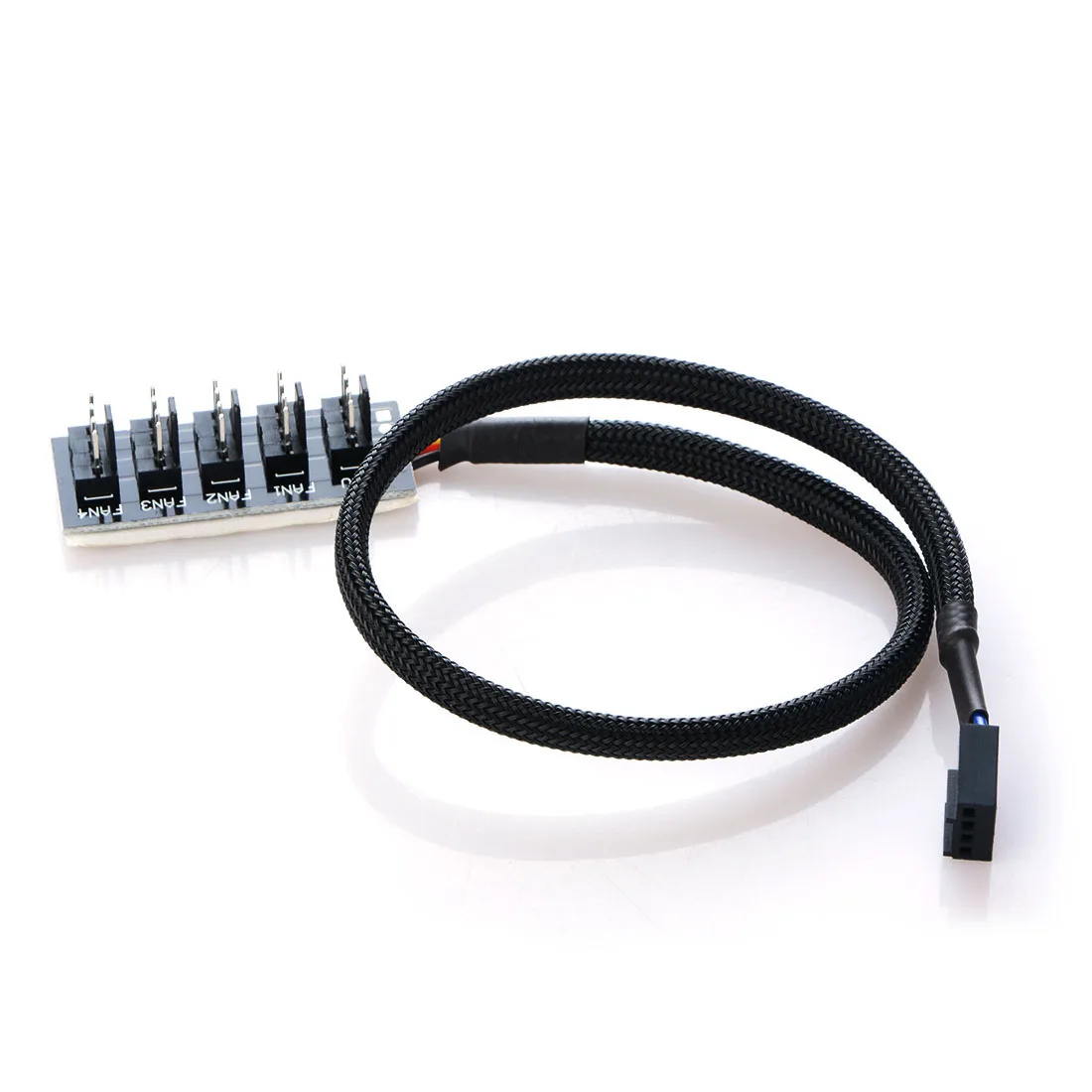 Черная куртка с длинными рукавами 30 см 1 до 5 4-контакты molex TX4 ШИМ Процессор охладитель шасси случае вентилятор охлаждения мощность кабель