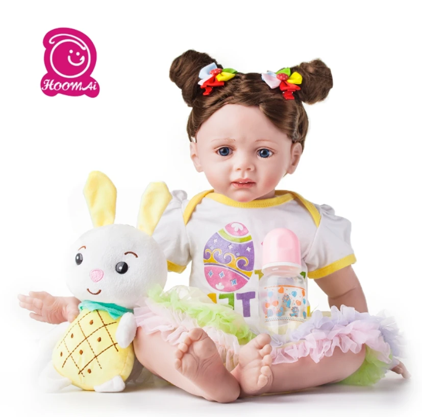 

60cm New Design Reborn Baby Dolls Soft Silicone Baby Fashion Princess Doll Toy Girl Playmates DIY For Birthday Gift Surprise