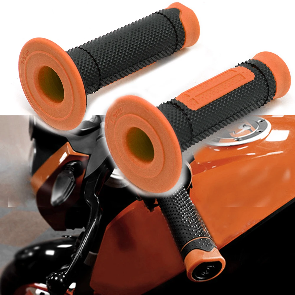 คุณภาพสูง Hand Grips ด้ามจับรถจักรยานยนต์สำหรับ KAWASAKI KDX125SR KDX250SR KFX450R VERSYS X250