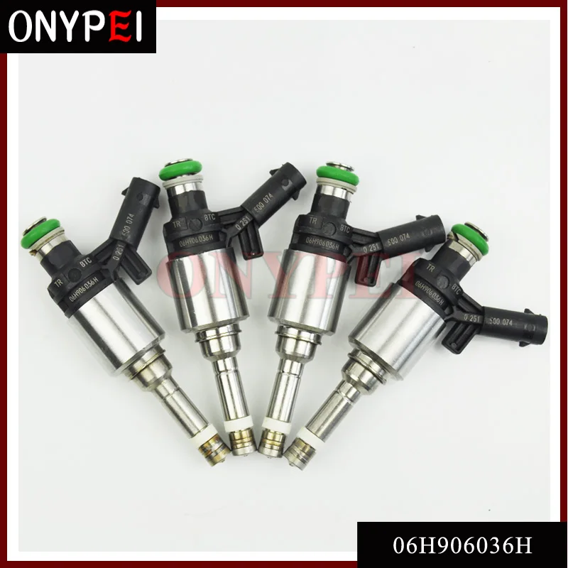 4pcs/lot Fuel Injector 06H906036H 0261500074 For Audi A3 A4 A5 VW ...