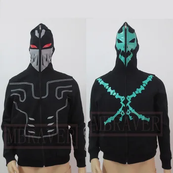 

LOL the Chain Warden Thresh And Zed Coat Jackets Cosplay Costume