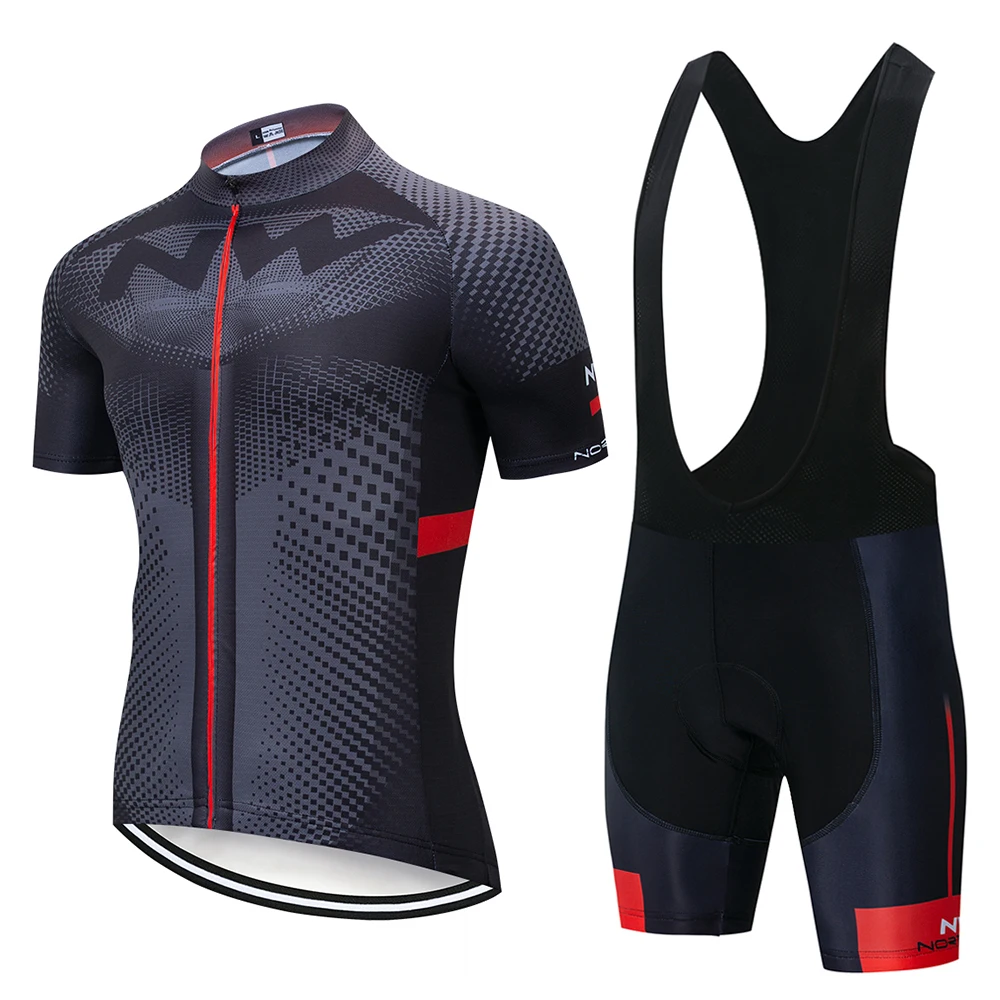 NW Men and Women Cycling Jersey Clothing Set Spring and Summer Men and Women Short Sleeve Breathable - Цвет: NO.10