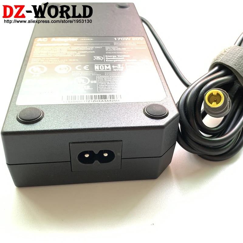 

20V 8.5A 170W Original AC Adapter Charger Laptop Power Supply for Lenovo ThinkPad W520 W530 2P 45N0117 45N0114