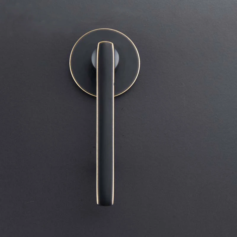  1Set Nordic style simple brass interior door lock for bathroom or bedroom or living room JF1940 - 33042896646