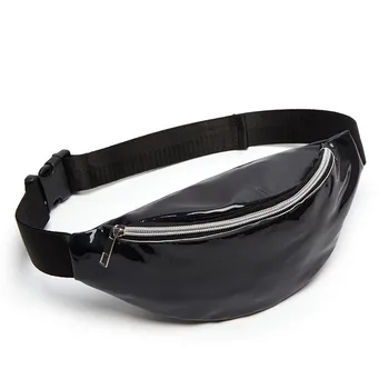 

Pink Fanny Pack for Women Men Sequin Belt Waist Bag Phone Money Pouch Pack Luxury Brand Woman Travel Shoulder Bag Chest Bags
