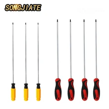 SONGJIATE сливы отвертка T10T15T20T25T27T30 с отверстием Шестигранная звезда Тип длинный винт партии