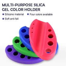 Полуперманентная татуировочная машина, поддержка силиконового цвета, держатель стакана, тату машина, электрическая ручка, держатель, кронштейн, тату, цветная рамка