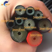 100 см резиновая трубка для подводной охоты, натуральный латекс, 10 мм-20 мм диаметр, УФ-защита, ремешок для подводной охоты