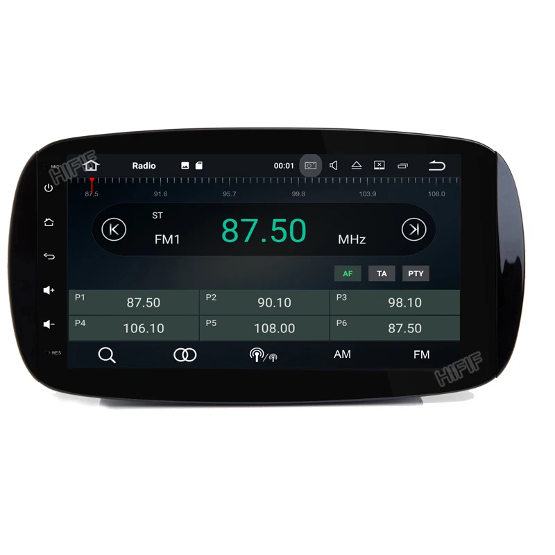 Sale HIFIF Quad Core 9 inch Android 7.12 Car Radio Player For Mercedes Benz Smart 2016 Radio Stereo GPS Navigation headunit free maps 5