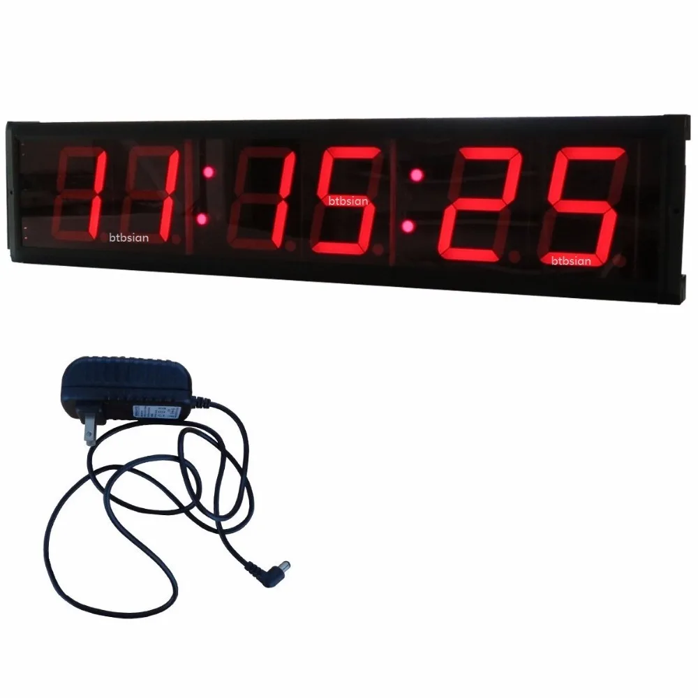 4inch Mm Ss Cc Led Countdown Clock Hundreths Of A Second Millisecond Countdown Timer Jumbo Stopwatch Clock Timer Alarm Timer Defrosttimer Din Aliexpress