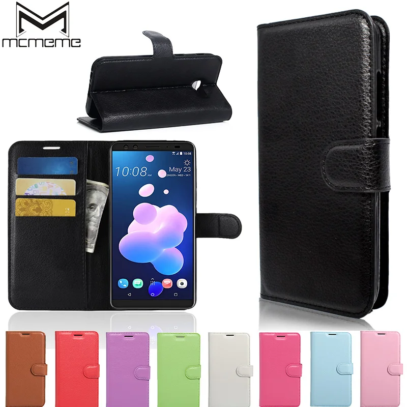 

Luxury Flip PU Leather Case For HTC U12 U11 Plus Life U Ultra One X9 X10 M10 E9 Plus A9 Desire 10 Pro 12 Plus Bolt Phone Case